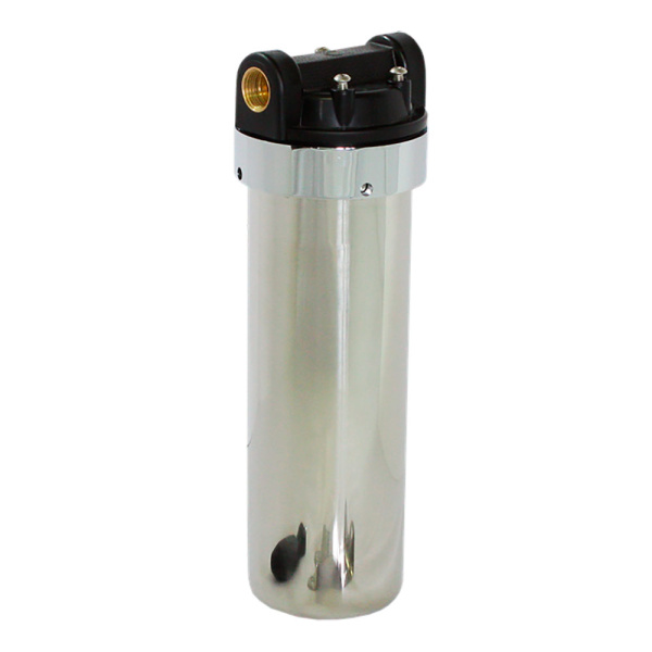 Колба фильтра 10"  1/2" STEEL BRAVO SINGLE (нержавейка) (12 шт)