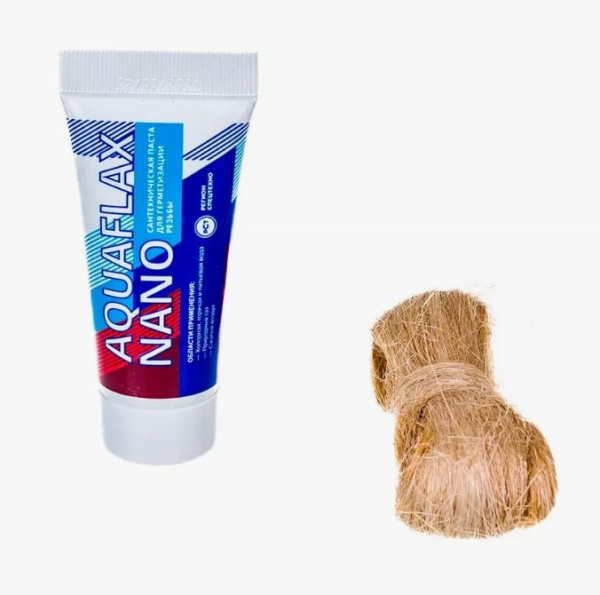 Паста 80 грамм AQUAFLAX + лен 20 грамм (комплект)
