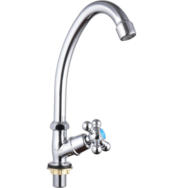 Смеситель "МОНО" на гайке JMX14-A605 (13 см)