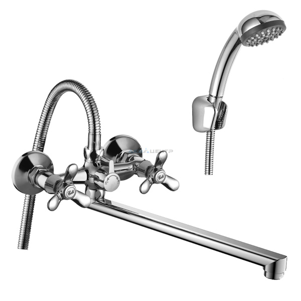 Смеситель д/ванны Q02-80 (32 см) ручка, 35к Смеситель д/ванны Q02-80 (32 см) ручка, 35к