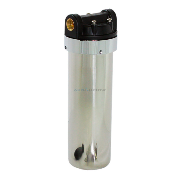 Колба фильтра 10"  3/4" STEEL BRAVO SINGLE (нержавейка) (12 шт)