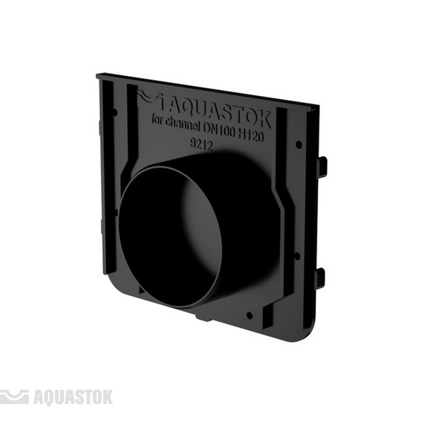 Заглушка для лотков DN100 H120-Н180 (П) "Аквасток"