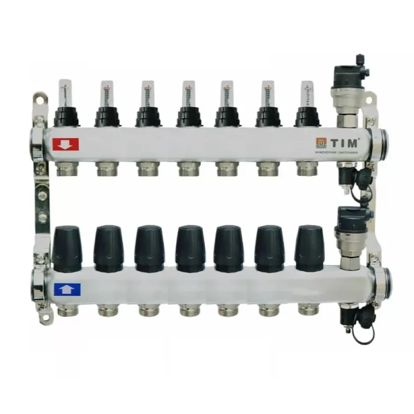 Колл. группа  1"х7х3/4" с расход. (нерж.) TIM