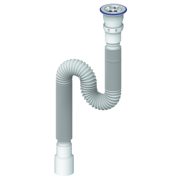 Гофросифон 11/2"х40/50 L=1200 мм D230 Н/Ч Unicorn