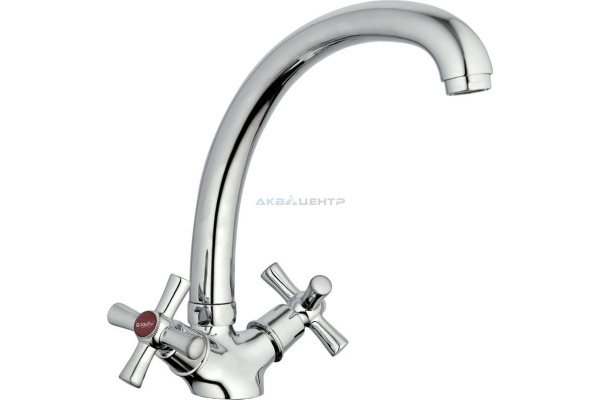 Смеситель д/кухни QMT4-B722 (16.5 см) двухвентильный